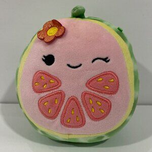 Squashmallow Lena Green Pink Guava Cute Squishy Plush Stuffed Animal Toy 5"